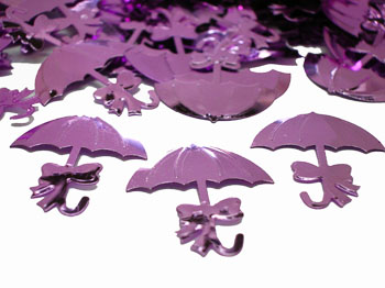Umbrella Confetti, Pink *NEW* by the pound or packet